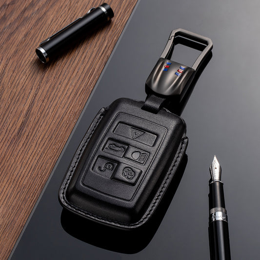 Leather Key Fob Cover for Land Rover Range Rover (Model B) - T-Carbon Official Store