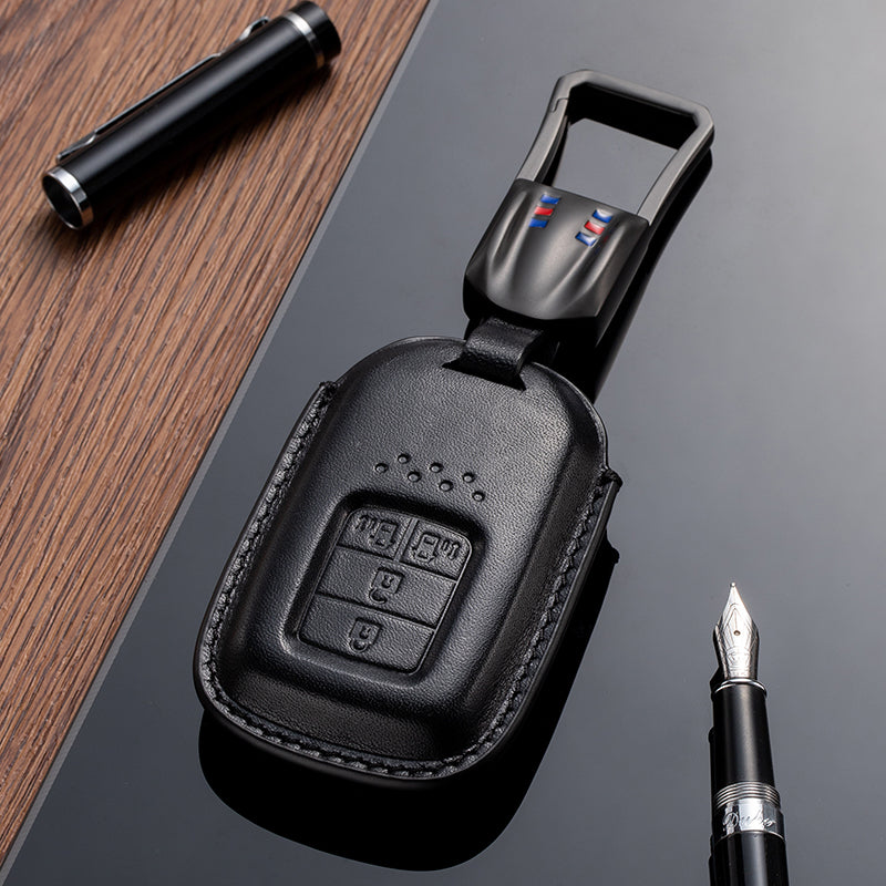 Leather Key Fob Cover for Honda (Model C) - T-Carbon Official Store