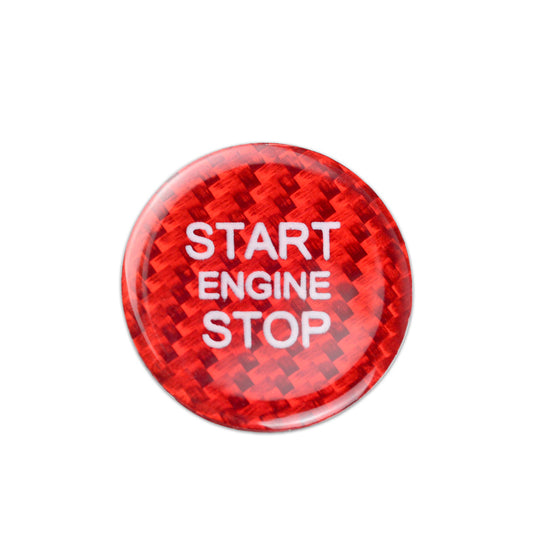 Carbon Fiber Start Stop Button for Audi (Model A)