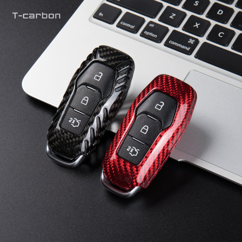 Ford Carbon Fiber Key Fob Case (Model A/B) - T-Carbon Official