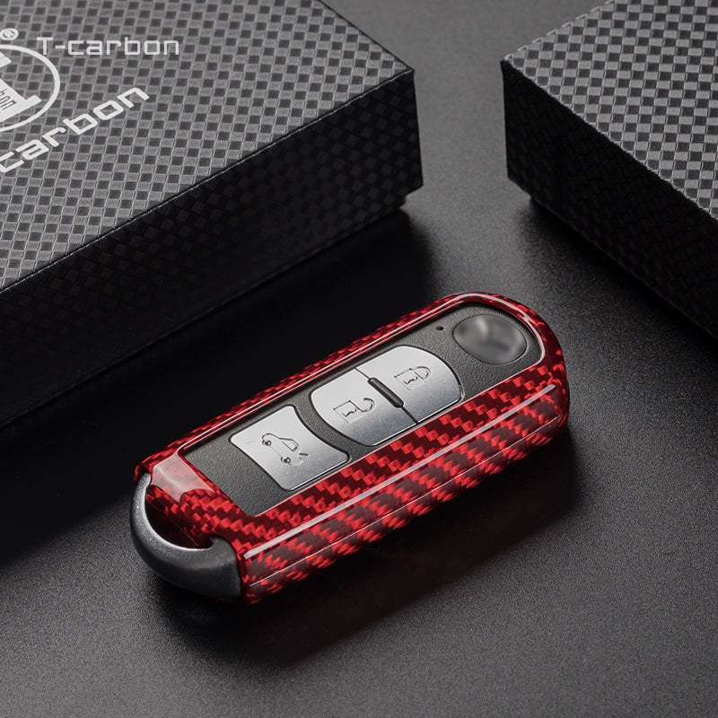 Mazda Carbon Fiber Key Fob Case (Model A) - T-Carbon Official