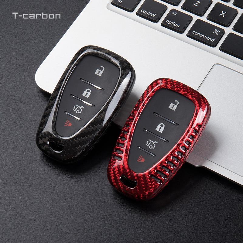 Chevrolet Carbon Fiber Key Fob Case (Model A) - T-Carbon Official
