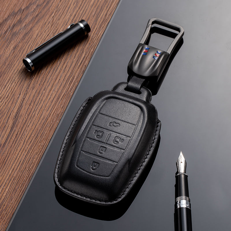 Leather Key Fob Cover for Toyota (Model B)