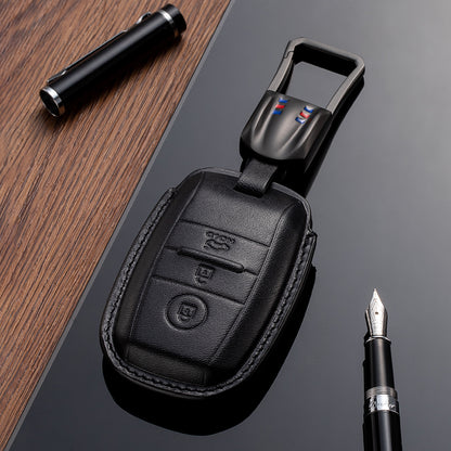 Leather Key Fob Cover for Kia (Model A) - T-Carbon Official Store