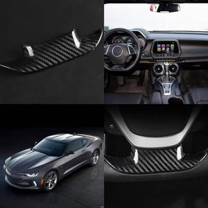 Chevrolet Corvette Carbon Fiber Steering Wheel Cover (Model A)
