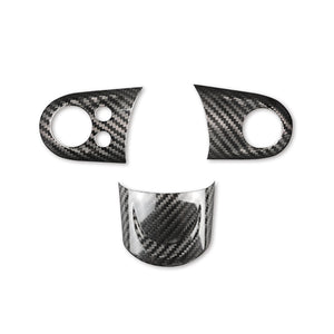 Ouvrir l&#39;image dans le diaporama, Mini Carbon Fiber Steering Wheel Cover (Model A: 2006-2015)
