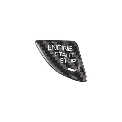 Carbon Fiber Start Stop Button for Cadillac (Model A)