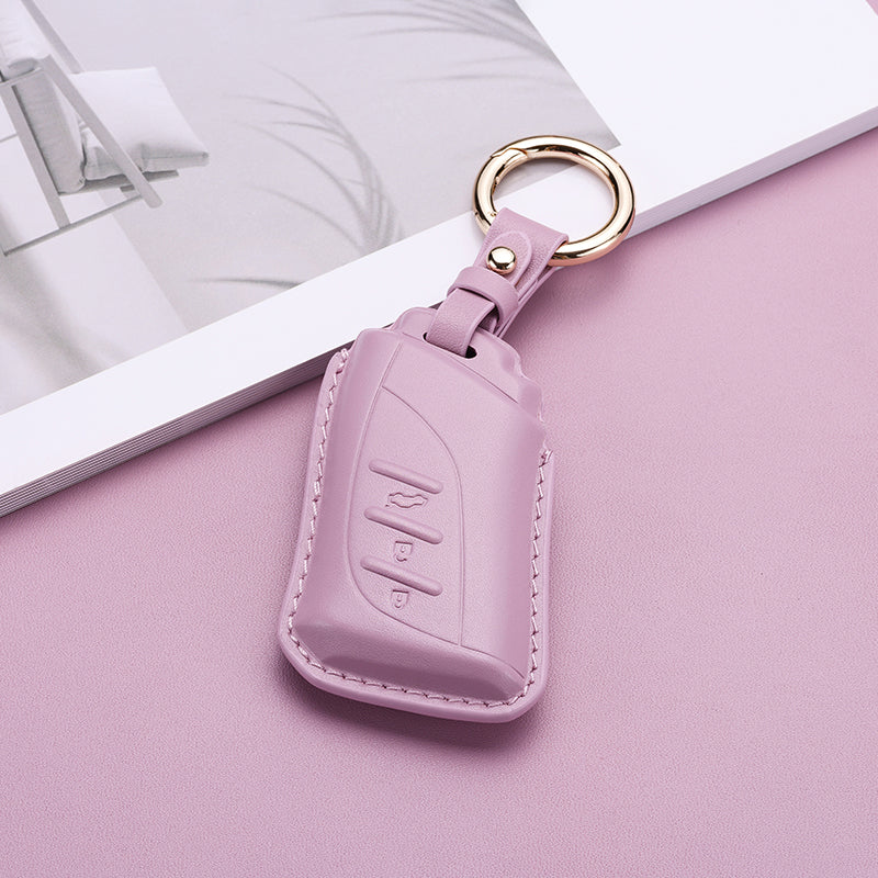 Pastel Leather Key Fob Cover fro Lexus (Model D) - T-Carbon Official Store