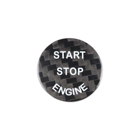 Carbon Fiber Start Stop Button for BMW (Model B)