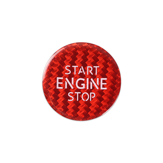 Carbon Fiber Start Stop Button for Volkswagen (Model C)