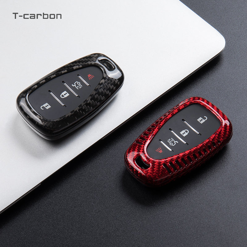 Chevrolet Carbon Fiber Key Fob Case (Model A) - T-Carbon Official