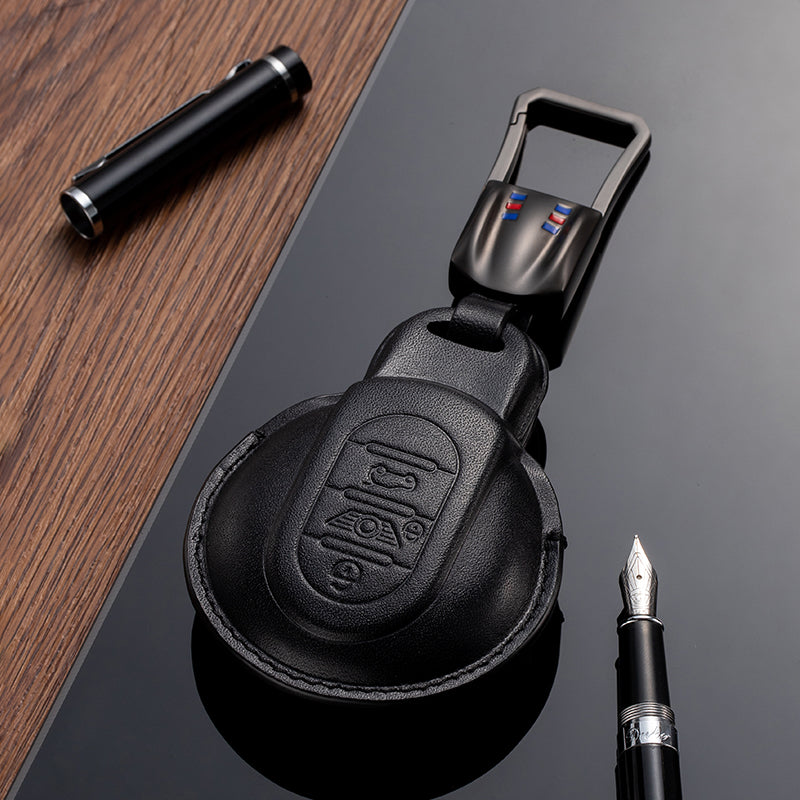 Leather Key Fob Cover for Mini (Model A) - T-Carbon Official Store