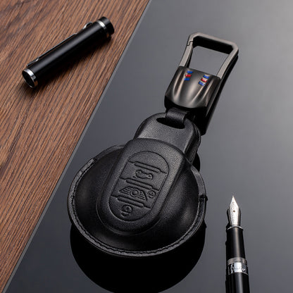 Leather Key Fob Cover for Mini (Model A) - T-Carbon Official Store