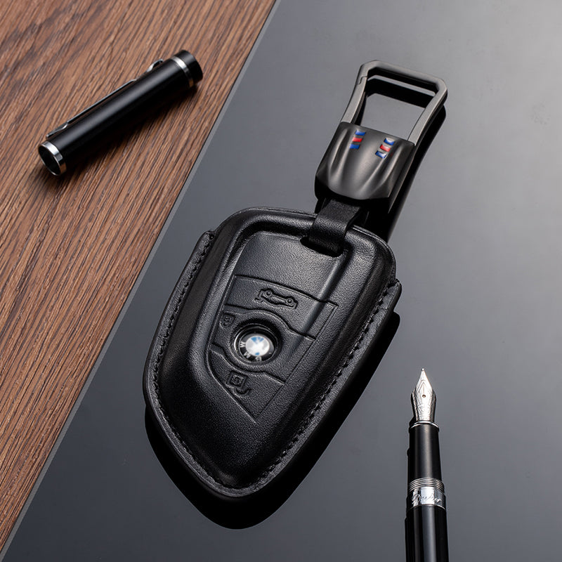 Leather Key Fob Cover for BMW (Model B) - T-Carbon Official Store