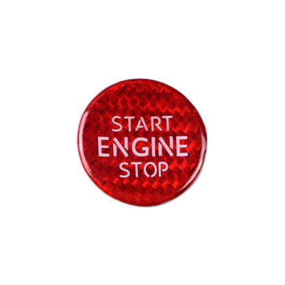 Carbon Fiber Start Stop Button for Volkswagen (Model D)