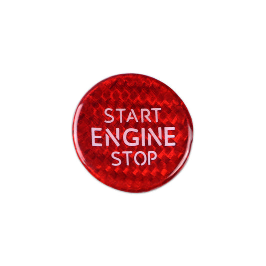 Carbon Fiber Start Stop Button for Volkswagen (Model D)