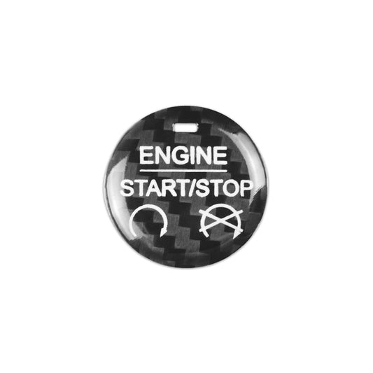 Carbon Fiber Start Stop Button for Ford Mustang (Model A)