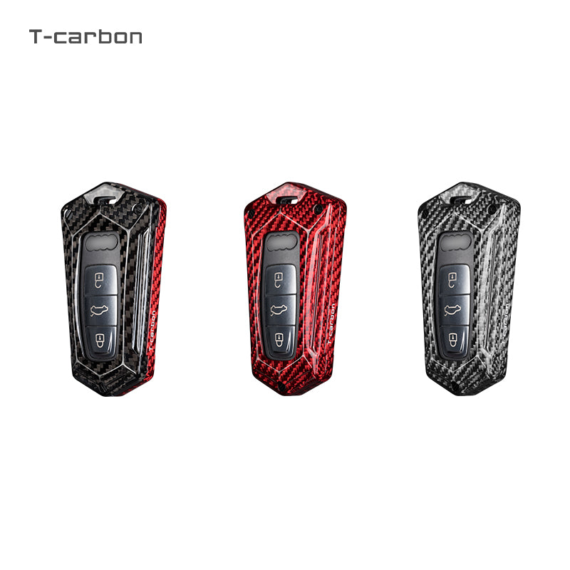 T-Carbon for Audi Carbon Fiber Transformers Key Fob Case (Model D) - T-Carbon Official Store