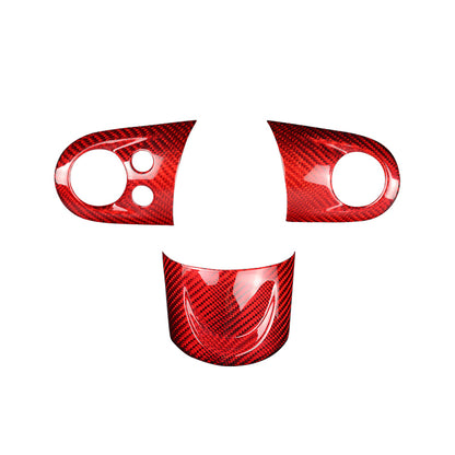 Carbon Fiber Steering Wheel Cover for Mini (Model A: 2006-2015)