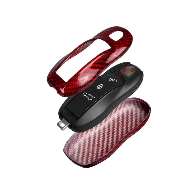 T-Carbon for Porsche Carbon Fiber Key Fob Case (Model A) - T-Carbon Official Store
