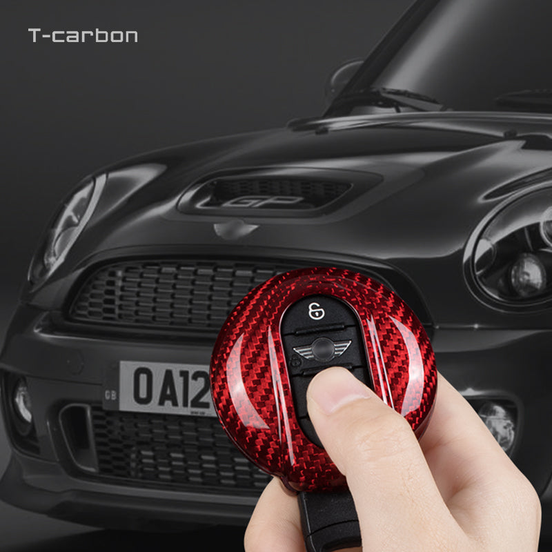 Mini Carbon Fiber Key Fob Case (Model A) - T-Carbon Official