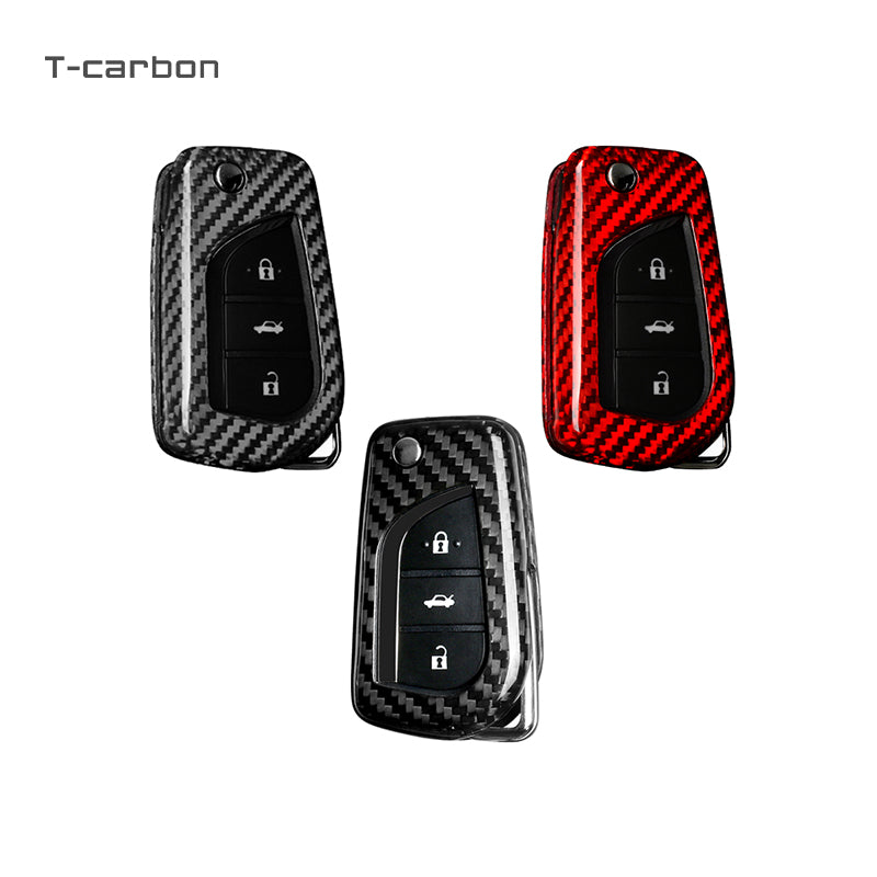 T-Carbon for Toyota Carbon Fiber Key Fob Case (Model G)