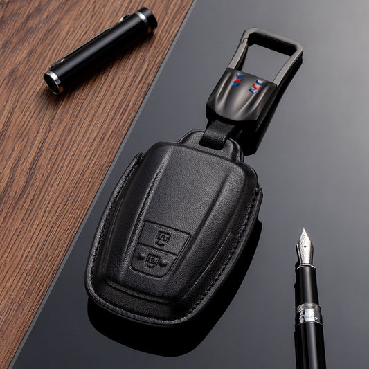 Leather Key Fob Cover for Toyota (Model D) - T-Carbon Official Store