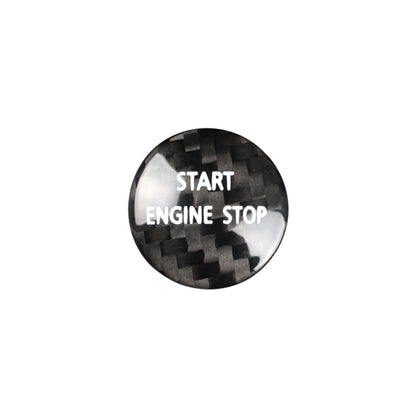 Carbon Fiber Start Stop Button for Land Rover Range Rover (Model A)