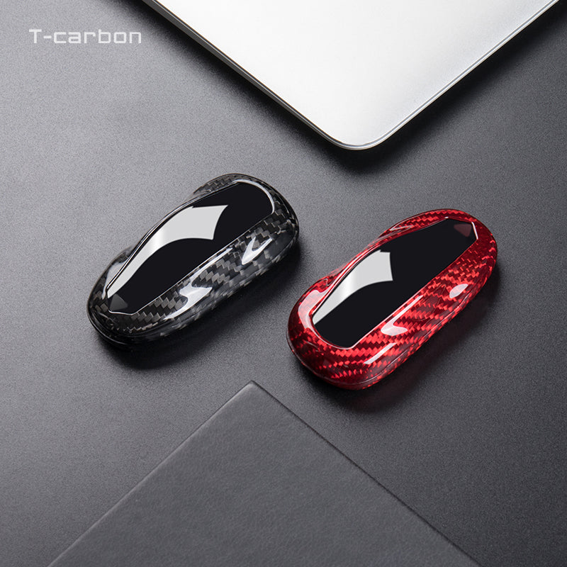 Tesla Carbon Fiber Key Fob Case (Model A) - T-Carbon Official