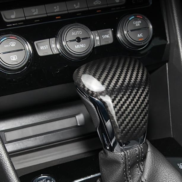 Carbon Fiber Gear Selector Cover for Volkswagen (Model B)