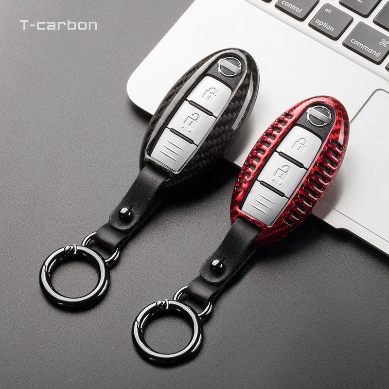 Nissan Carbon Fiber Key Fob Case (Model A) - T-Carbon Official