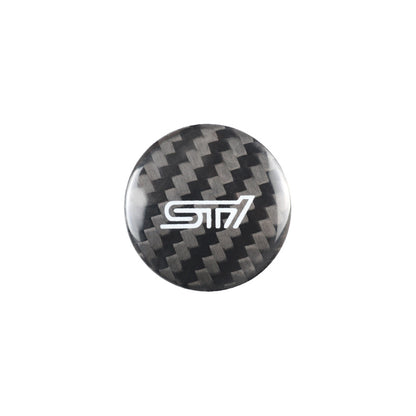 Carbon Fiber Start Stop Button for Subaru (Model B)