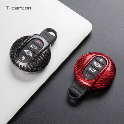 Mini Carbon Fiber Key Fob Case (Model A) - T-Carbon Official