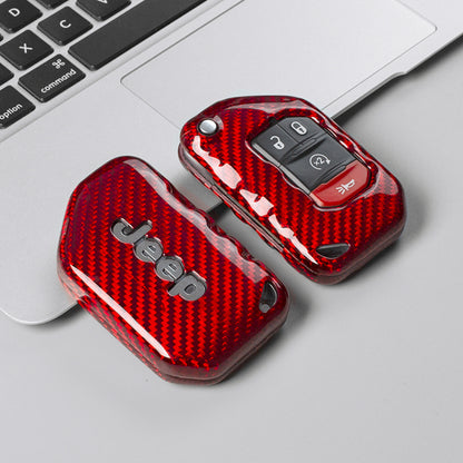 T-Carbon for Jeep Carbon Fiber Key Fob Case (Model C)