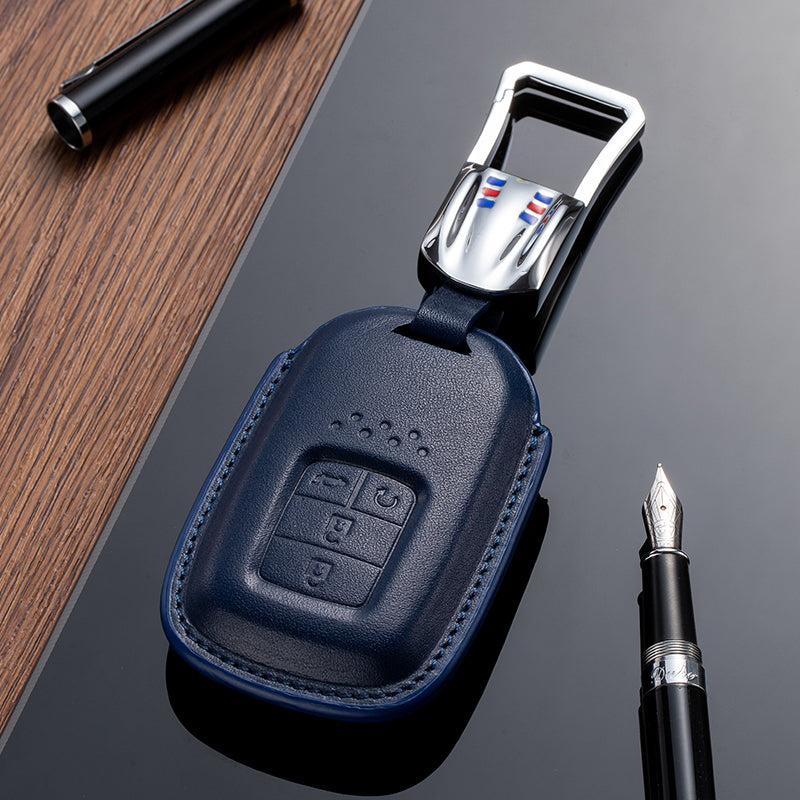 Leather Key Fob Cover for Honda (Model C) - T-Carbon Official Store