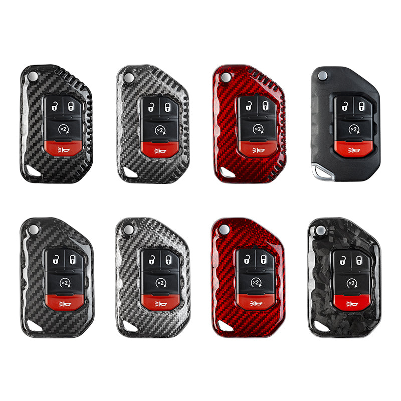 T-Carbon for Jeep Carbon Fiber Key Fob Case (Model C)