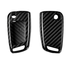 Görseli slayt gösterisinde aç, Volkswagen Carbon Fiber Key Fob Case (Model G)
