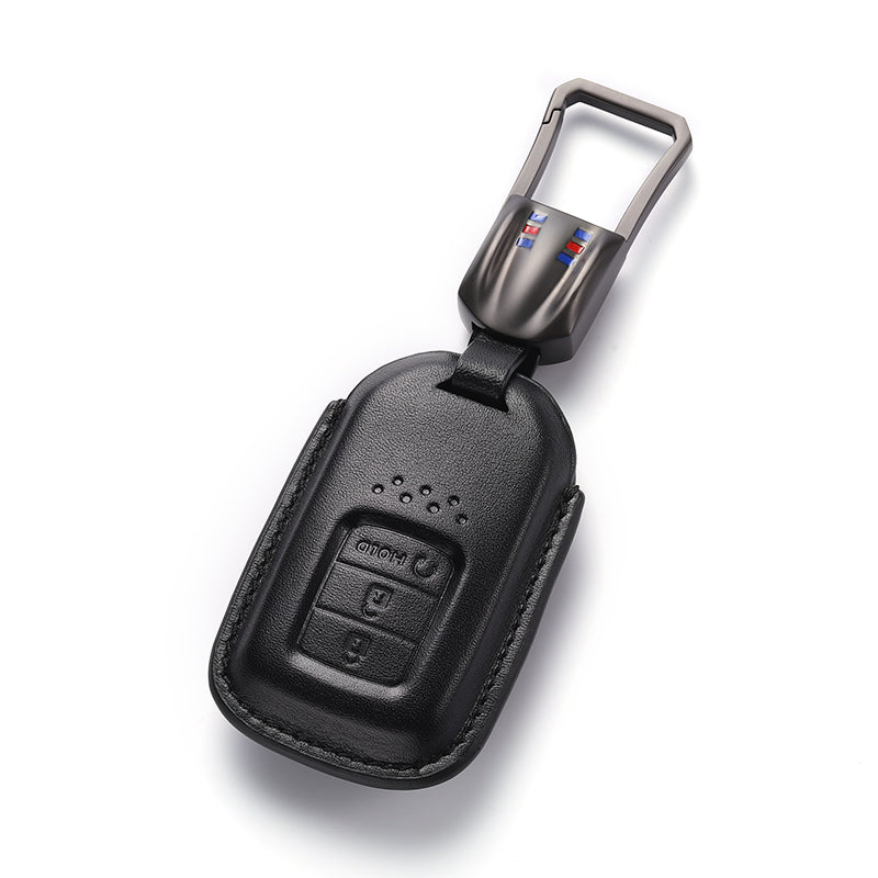 Leather Key Fob Cover for Honda (Model C) - T-Carbon Official Store