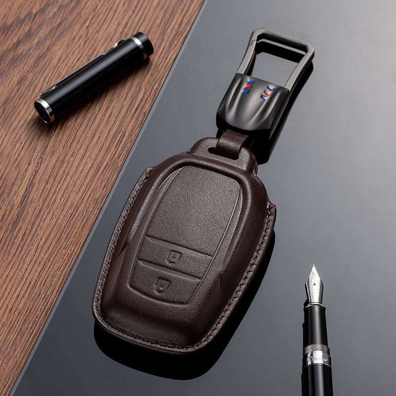 Leather Key Fob Cover for Toyota (Model B)