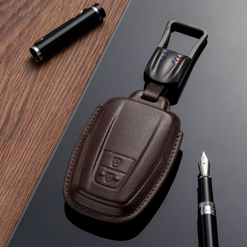 Leather Key Fob Cover for Toyota (Model D) - T-Carbon Official Store