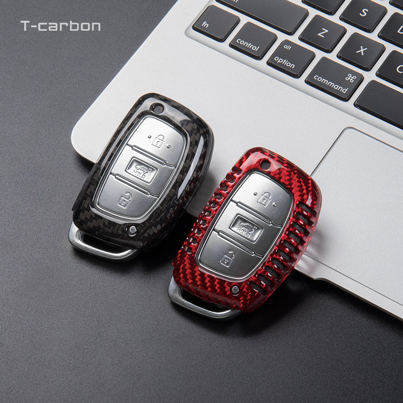 Hyundai Carbon Fiber Key Fob Case (Model A) - T-Carbon Official