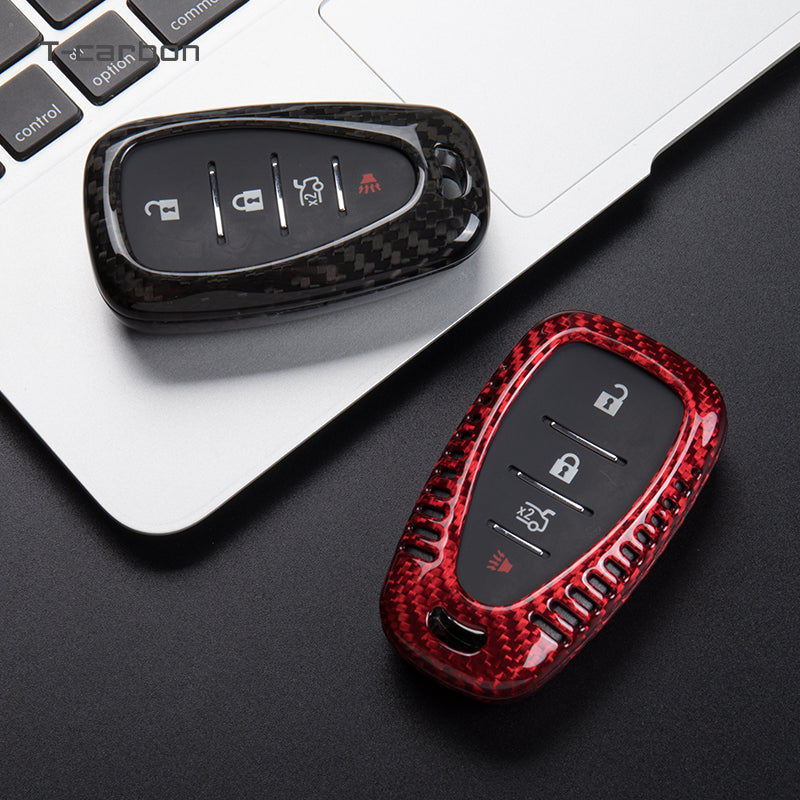 Chevrolet Carbon Fiber Key Fob Case (Model A) - T-Carbon Official