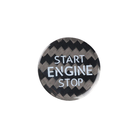 Carbon Fiber Start Stop Button for Volkswagen (Model A)