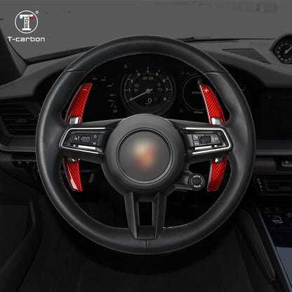 T-Carbon for Porsche Carbon Fiber Paddle Shifters (Model D: 2021 onwards)