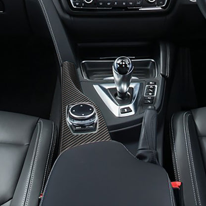 Carbon Fiber Central Console Cover for BMW (Model B)