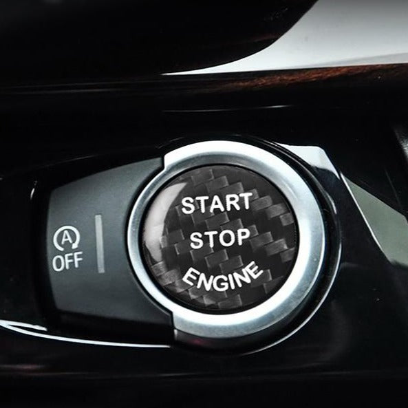 Carbon Fiber Start Stop Button for BMW (Model A)