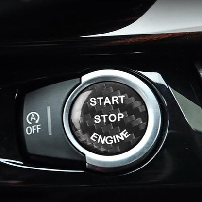 Carbon Fiber Start Stop Button for BMW (Model A)