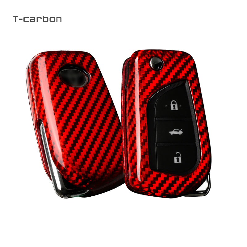T-Carbon for Toyota Carbon Fiber Key Fob Case (Model G)