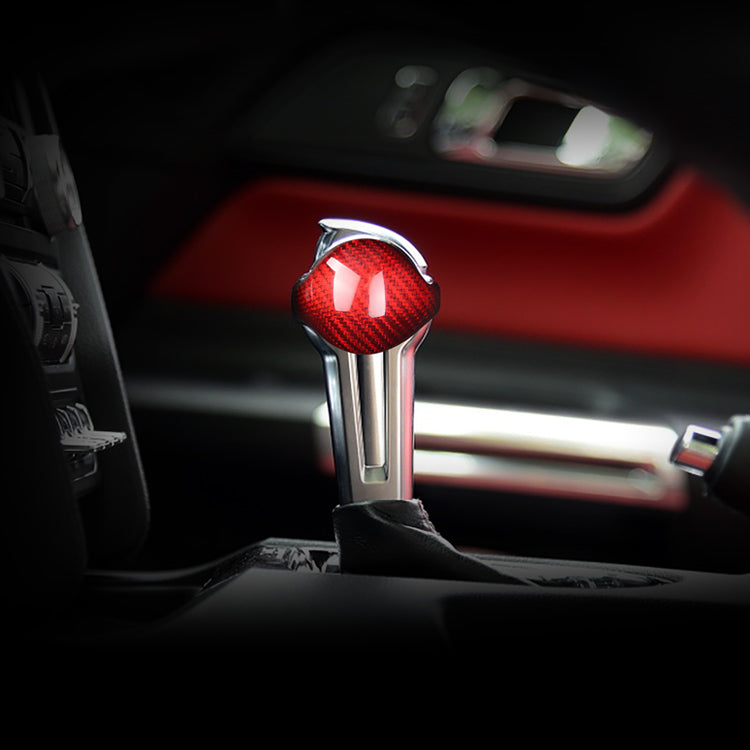 Carbon Fiber Gear Selector Cover for Ford Mustang (Model A)