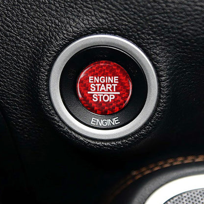 Carbon Fiber Start Stop Button for Dodge (Model A)